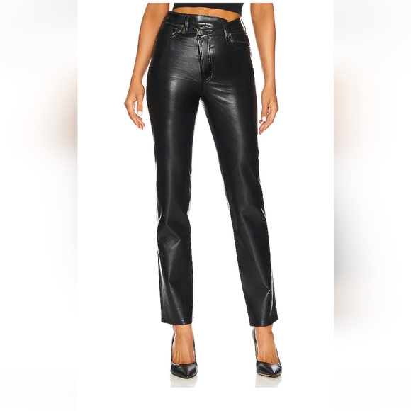 Agolde recycled leather pants - Picture 1 of 6